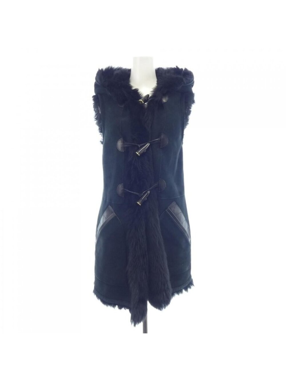 Louis Vuitton Long Vest Black 36